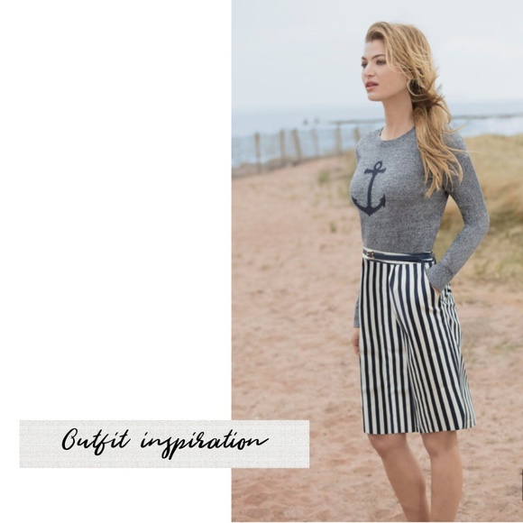 Nautica LONG SLEEVE SHIP'S WHEEL INTARSIA SWEATER - Picture 4 of 5